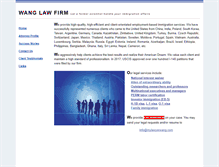 Tablet Screenshot of mylawyerwang.com